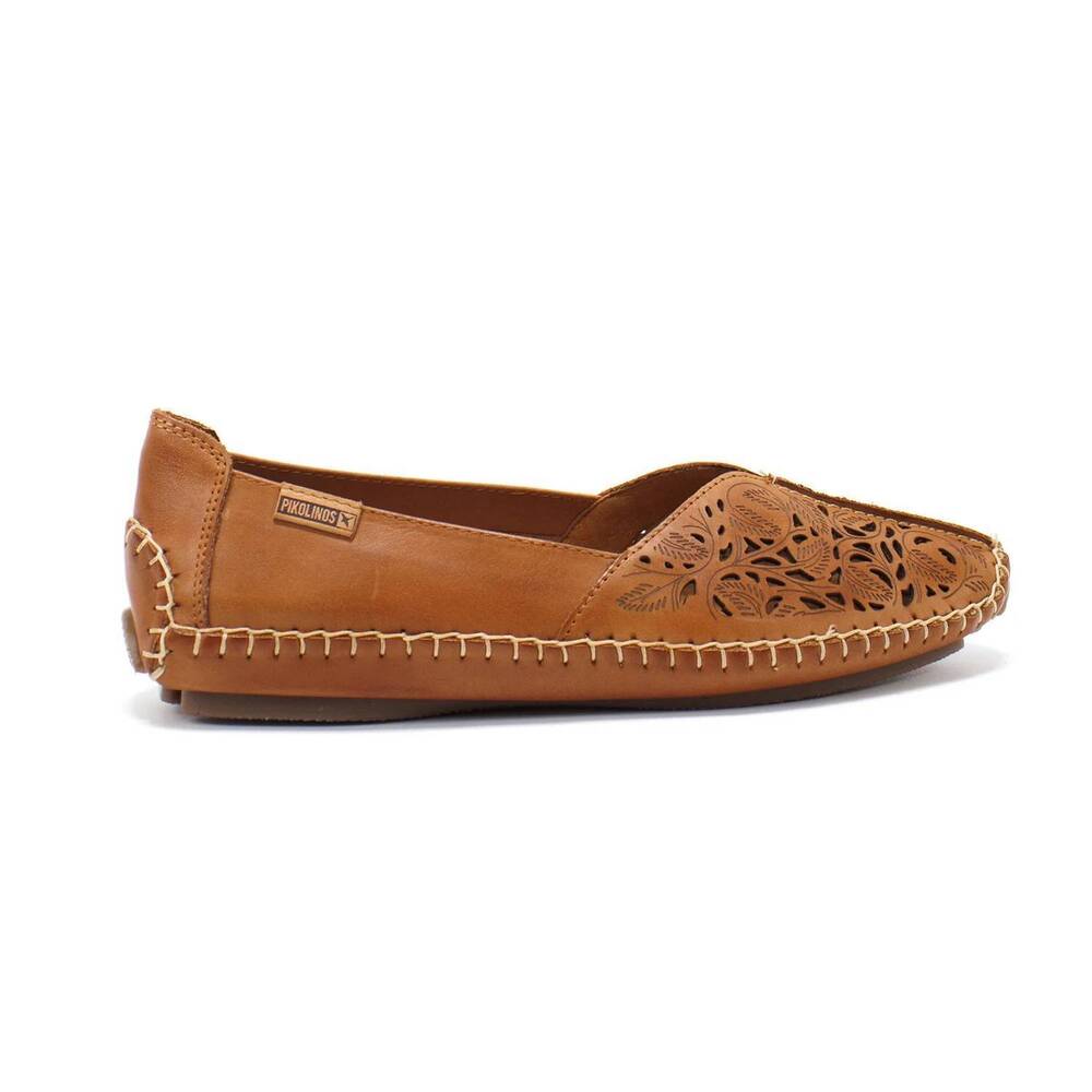 NEW PIKOLINOS women's jerez perforated loafer in brandy
